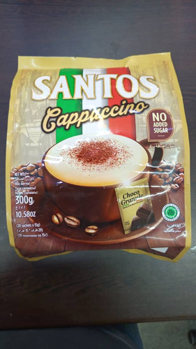 کاپوچینو رژیمی سانتوس