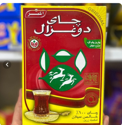 چایی دو غزال قرمز